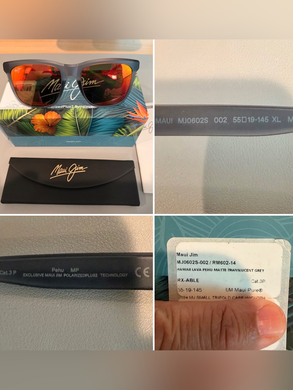 Maui Jim PEHU Translucent Matte Grey
HAWAII LAVA